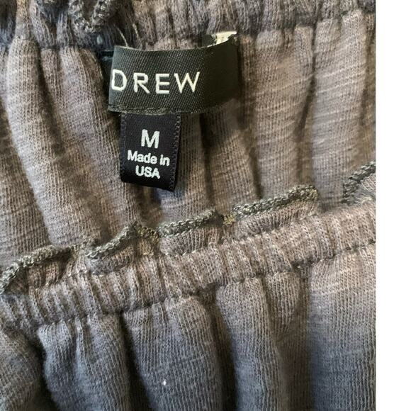 Drew Smokey Gray Off Shoulder Mini Shift Dress Size M - Picture 3 of 11